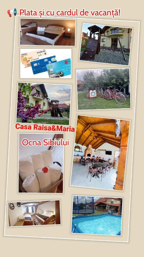 Hotel Casa Raisa & Maria Ocna Sibiului Esterno foto