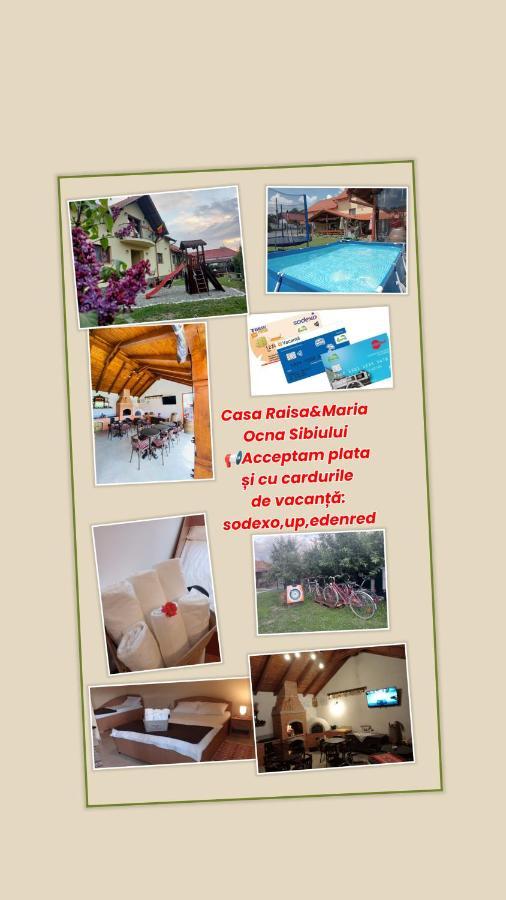 Hotel Casa Raisa & Maria Ocna Sibiului Esterno foto